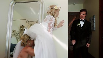 Domineer bride fucks the forge man with minutes before the solemn